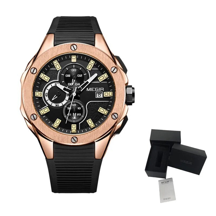 MEGIR Men Sport Military Watch Luxury Luminous Chronograph Quartz Watches Clock Calendar Waterproof Wristwatch Relogio Masculino-17