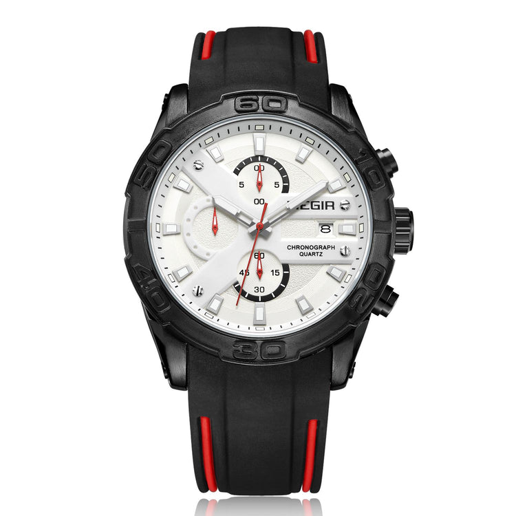 MEGIR Fashion Sport Watches for Men Top Brand Military Quartz Wristwatch Calendar Male Clock Chronograph Montre Homme 2055-6