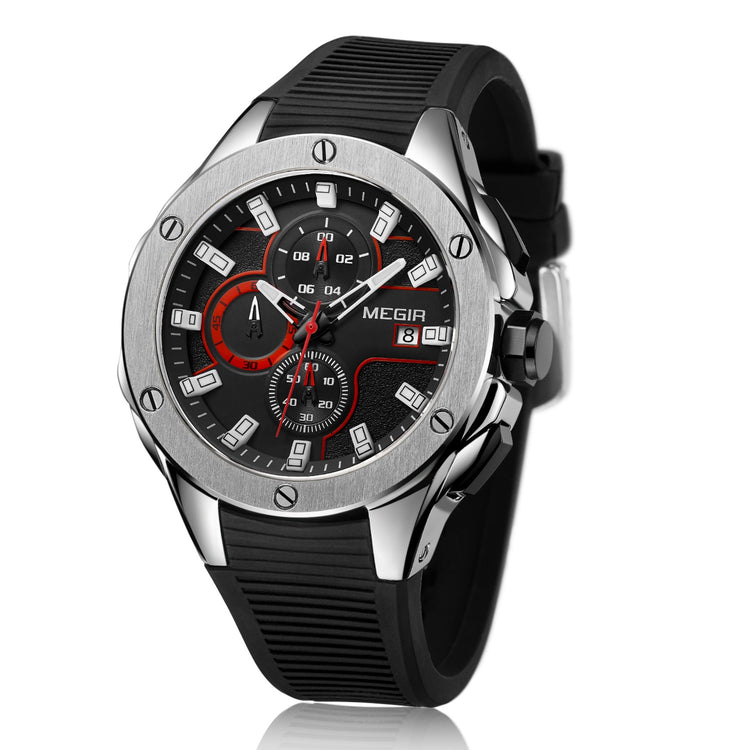 MEGIR Men Sport Military Watch Luxury Luminous Chronograph Quartz Watches Clock Calendar Waterproof Wristwatch Relogio Masculino-9