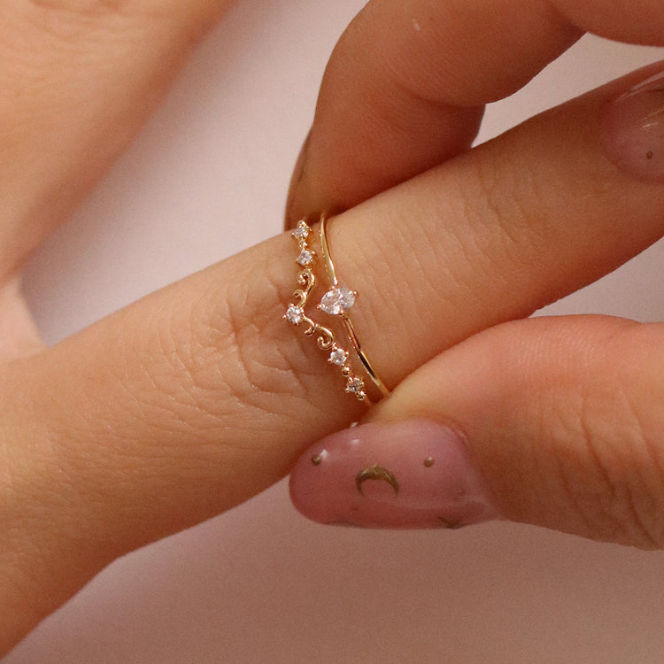 Cubic Harmony Layered Ring-1