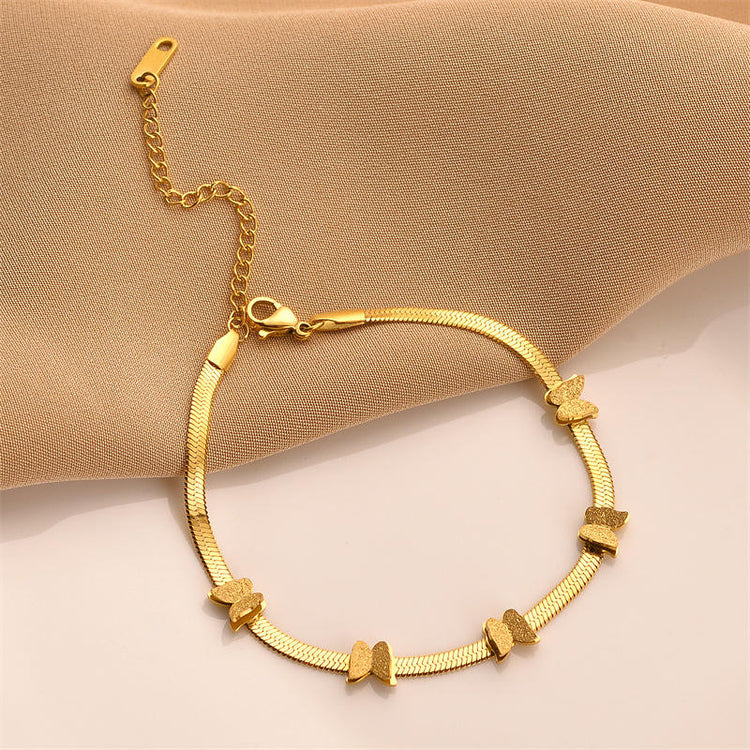 Elegant Butterfly Charm Bracelet-1