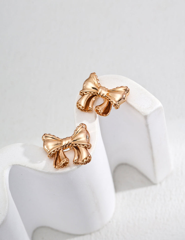 Vintage Bow Earrings-3