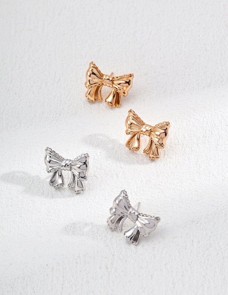 Vintage Bow Earrings-0