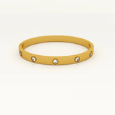 Crystal Love Bangle Bracelet-1
