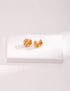 Gold Bead Huggie Hoops Earring-2
