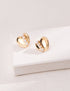 Love Pearl Stud Earrings-2