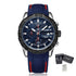 MEGIR Fashion Sport Watches for Men Top Brand Military Quartz Wristwatch Calendar Male Clock Chronograph Montre Homme 2055-17