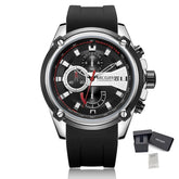 MEGIR Reloj Hombre Original Luxury Chronograph Men Sport Silicone Date Quartz Watches Waterproof Wristwatch Relogio Masculino-15