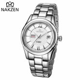 NAKZEN Men Automatic Mechanical Miyota 8205 Movement Watch Sapphire Calendar Wristwatch Man 10Bar waterproof Relogios masculinos-0