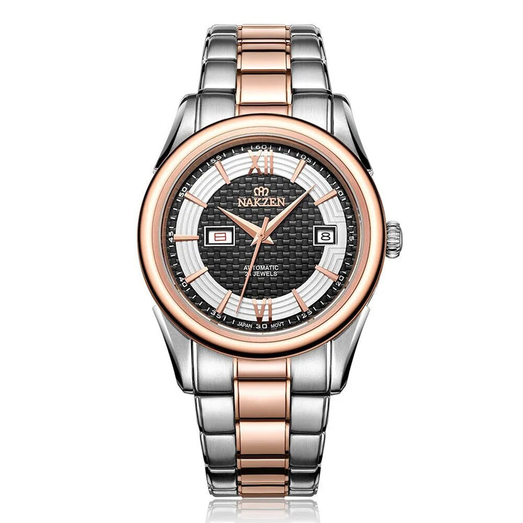 NAKZEN Men Automatic Mechanical Miyota 8205 Movement Watch Sapphire Calendar Wristwatch Man 10Bar waterproof Relogios masculinos-7