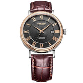 NAKZEN Men Classic Automatic Mechanical Watches Brand Luxury Man Stainless Steel Wristwatch Clock Relogio Masculino Miyota 9015-12