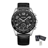 MEGIR Men Watch Top Brand Luxury Quartz Watches Waterproof Calendar Sport Wristwatch Leather Man Clock Chronograph Reloj Hombre 2014-11