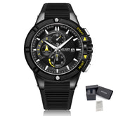 MEGIR Watches for Men Chronograph Fashion Luxury Sports Watches Silicone Strap Waterproof Calendar Quartz Man Clock Wristwatch-14
