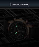 MEGIR Fashion Watch for Men Top Luxury Big Dial Business Quartz Watches Waterproof Steel Wrist Watch Clock Relogio Masculino-8