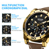 MEGIR Men Watches Brand Luxury Sports Quartz Chronograph Men&