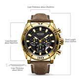 MEGIR Men Watches Brand Luxury Sports Quartz Chronograph Men&