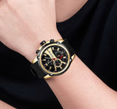 MEGIR Reloj Hombre Original Luxury Chronograph Men Sport Silicone Date Quartz Watches Waterproof Wristwatch Relogio Masculino-3