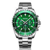 MEGIR Original Luxury Business Quartz Watch Men Brand Stainless Steel Chronograph Military WristWatch Clock Relogio Masculino-12