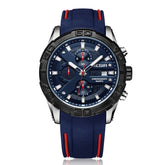 MEGIR Fashion Sport Watches for Men Top Brand Military Quartz Wristwatch Calendar Male Clock Chronograph Montre Homme 2055-7