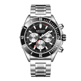 MEGIR Watch with Chronograph Men Fashion Quartz Military Waterproof Calendar Business Casual Wrist Watches Clock Montre Homme-4