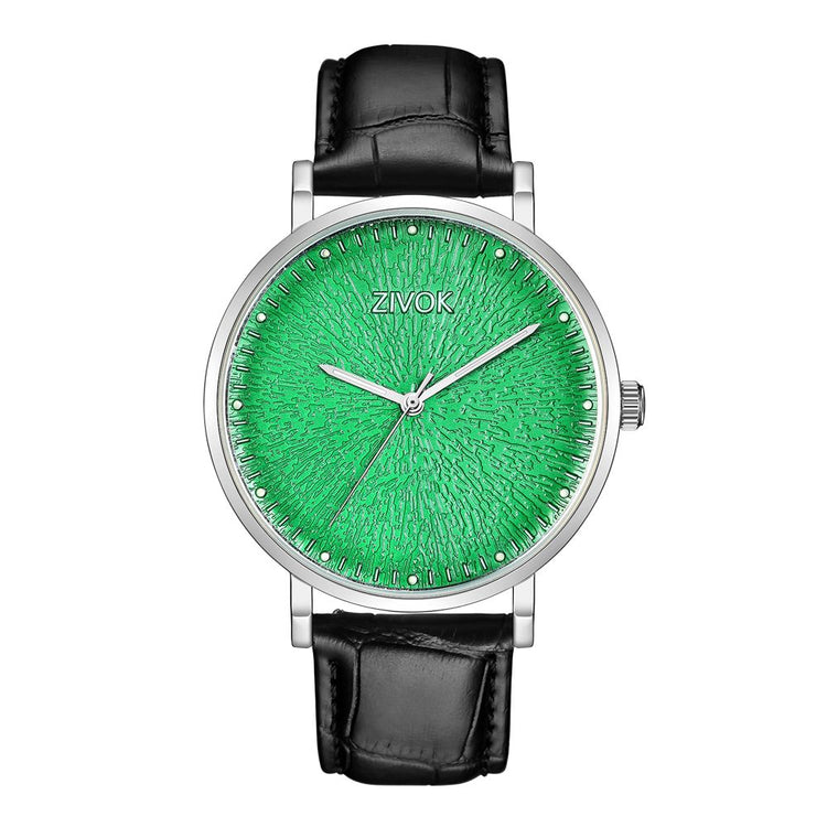 ZIVOK Fashion Quartz Wristwatch Men Sports Watches Waterproof Leather Strap Men&