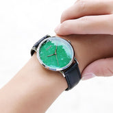 ZIVOK Fashion Quartz Wristwatch Men Sports Watches Waterproof Leather Strap Men&