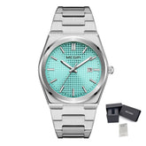 MEGIR Luxury Business Watches for Men Stainless Steel Strap Waterproof Calendar Male Quartz Wristwatch Clock Reloj Hombre 1086-17