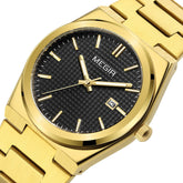 MEGIR Luxury Business Watches for Men Stainless Steel Strap Waterproof Calendar Male Quartz Wristwatch Clock Reloj Hombre 1086-8