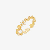 Flower dangle vine ring-0