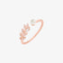 Pearl leaf ring-6