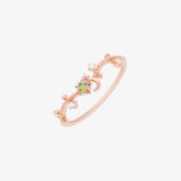 Smoky topaz star ring-5