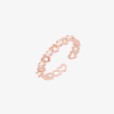 Cubic relay heart ring-6