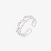 Princess Cubic Layered Ring-5
