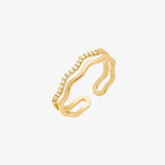 Wave Layered Ring-0