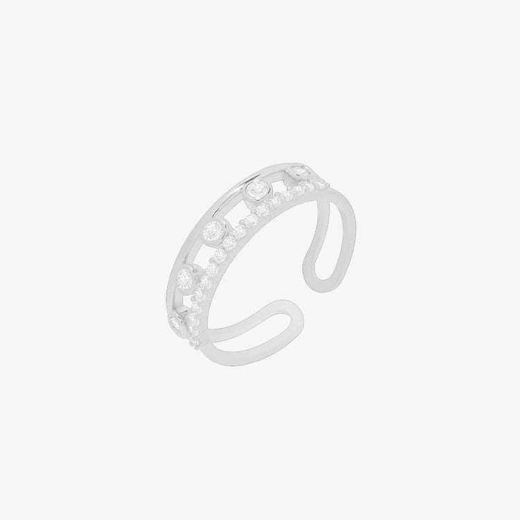 Cubic dots ring-5