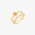 Double Sparkle Layered Ring-0