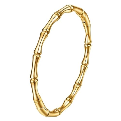 Bamboo Cuff Bangle Bracelet-0