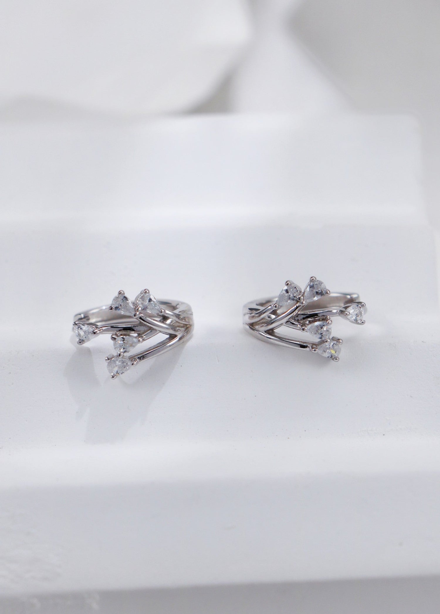 Elegant Design Zircon Earrings-4