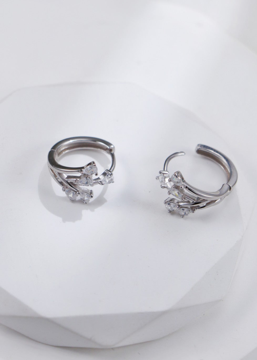 Elegant Design Zircon Earrings-5