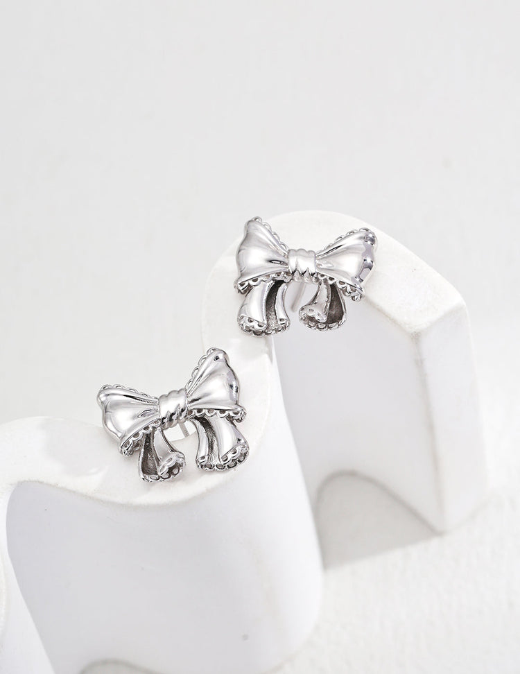 Vintage Bow Earrings-4