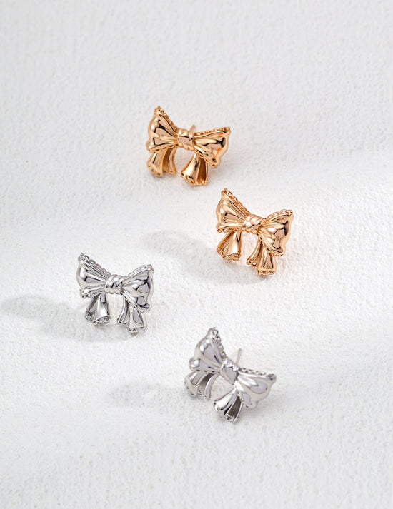 Vintage Bow Earrings-0